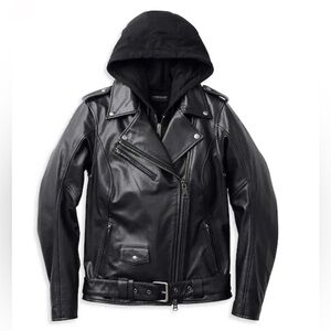 Harley-Davidson Women’s Potomac 3-in-1 Leather Riding Jacket size medium